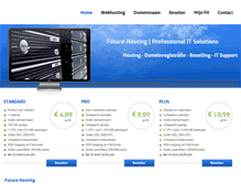 Tablet Screenshot of future-hosting.nl